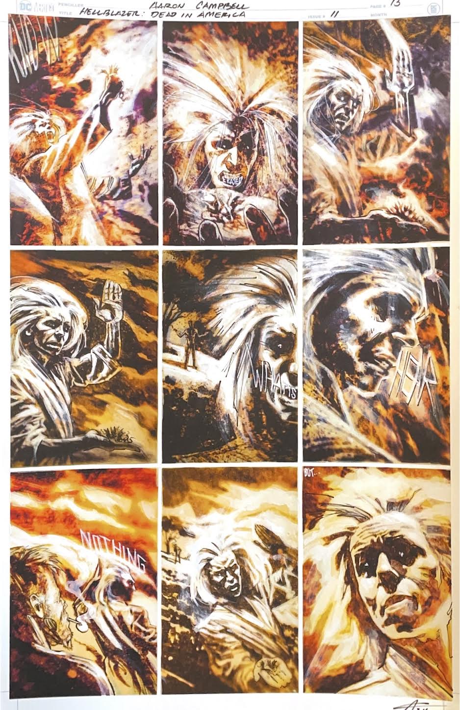 Aaron Campbell - Hellblazer : Dead in America Issue 11 - Page # 13