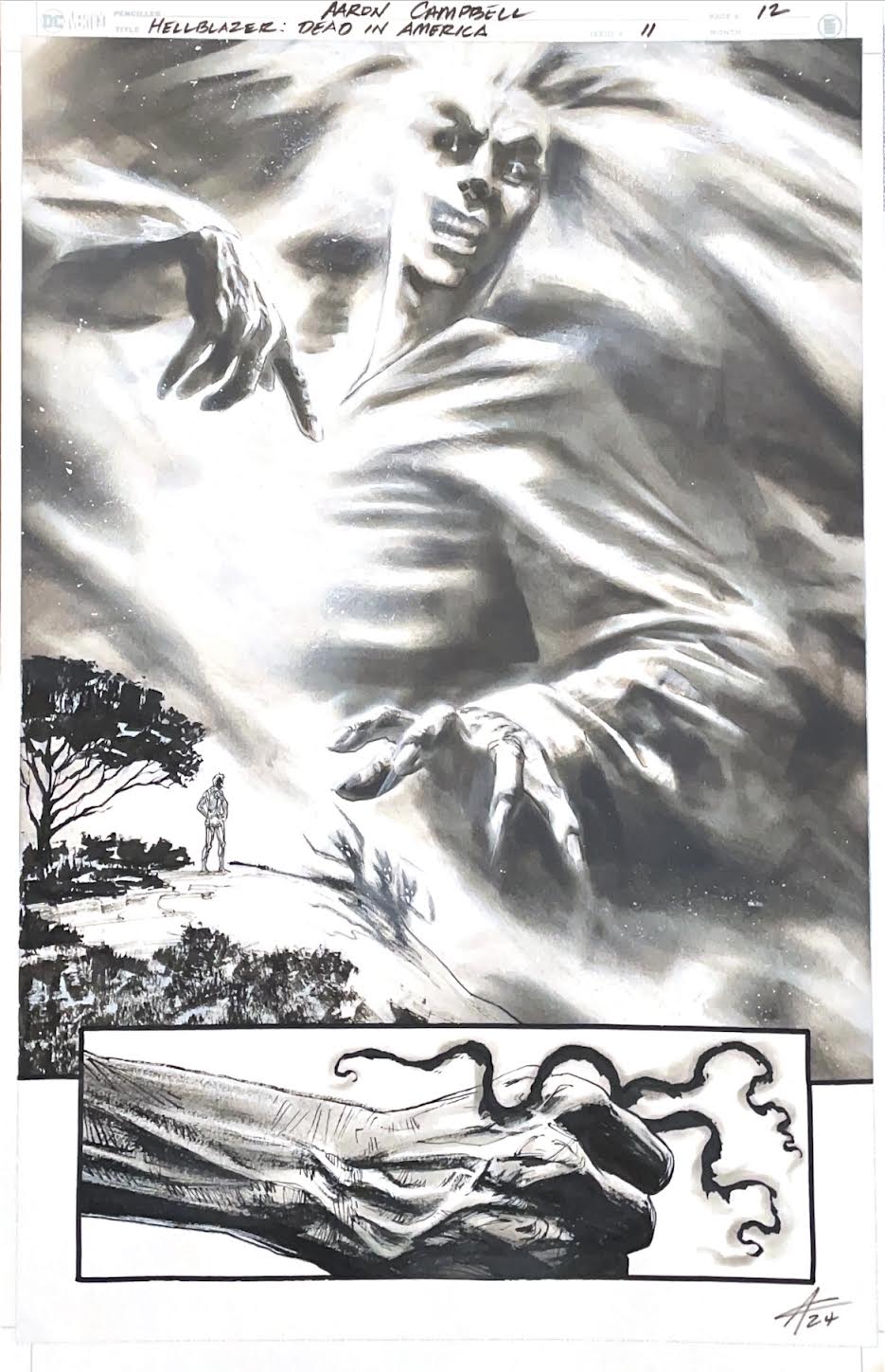 Aaron Campbell - Hellblazer : Dead in America Issue 11 - Page # 12