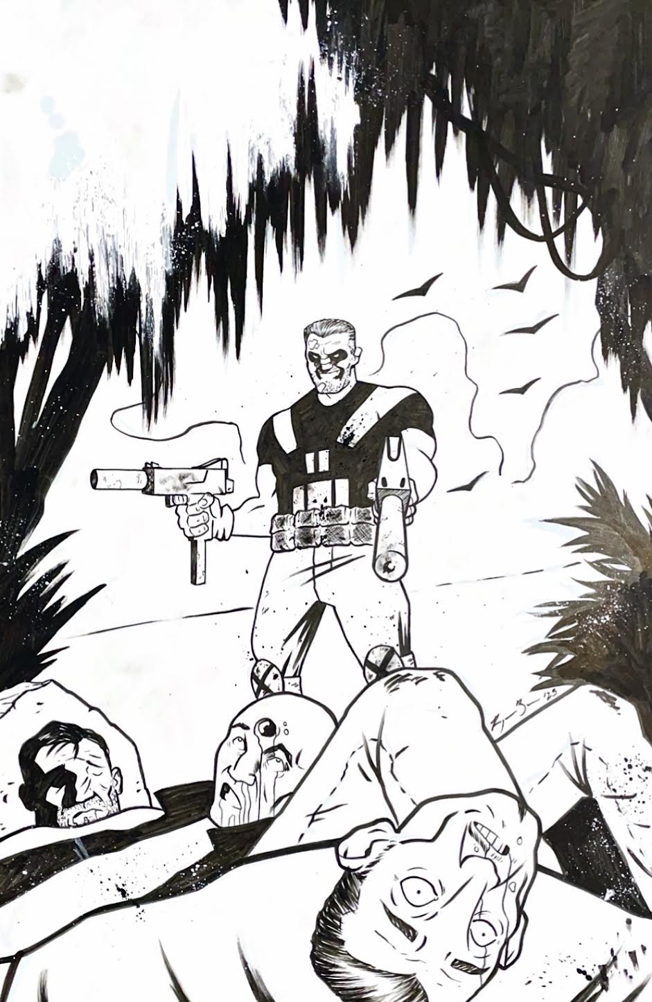 Raymar Brunson - Punisher - Pin-UP / Fan Art