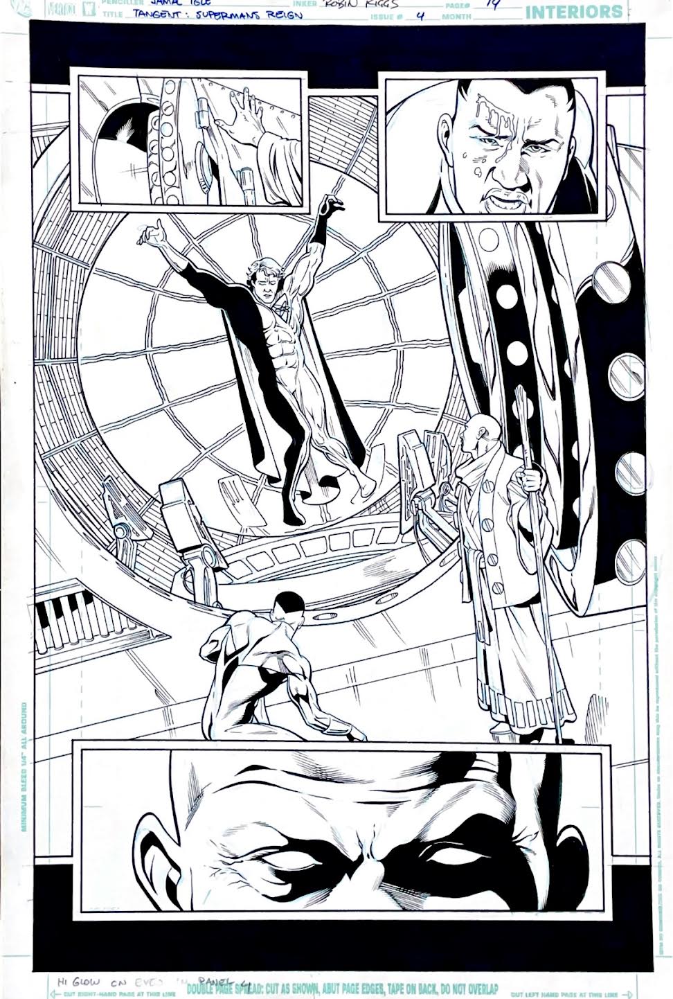 Jamal Igle- Tangent: Superman's Reign - Issue 4 - Page 14 Pencils by Jamal Igle, inks by Robin Giggs