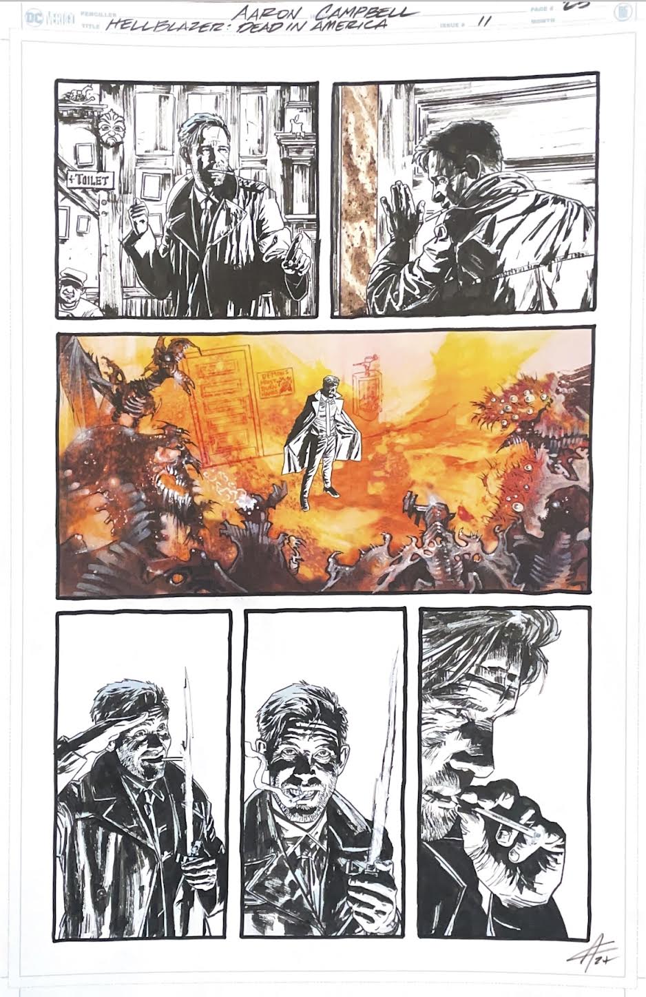 Aaron Campbell - Hellblazer : Dead in America Issue 11 - Page # 25