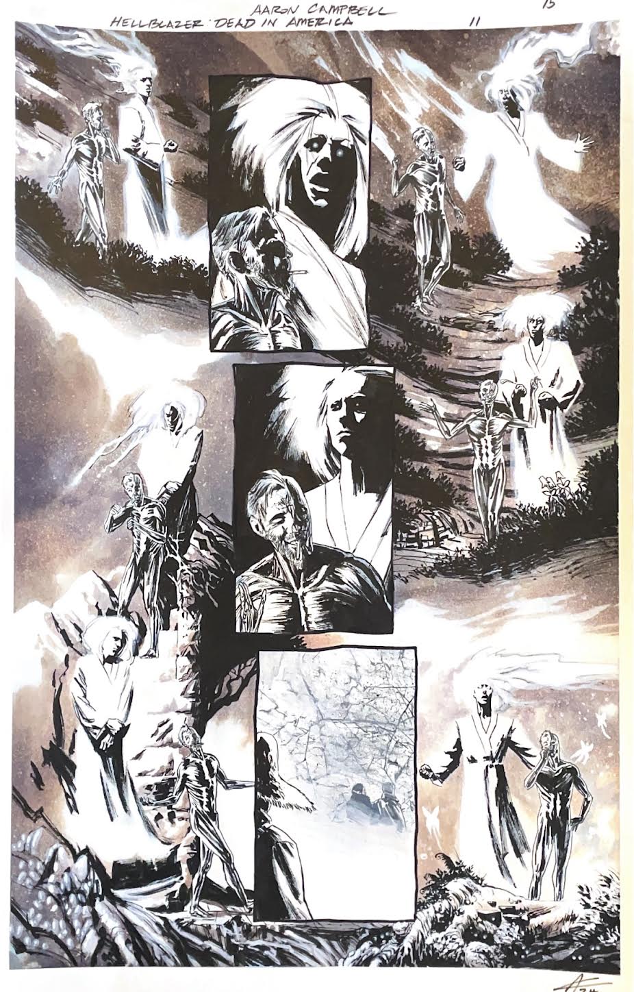 Aaron Campbell - Hellblazer : Dead in America Issue 11 - Page # 15