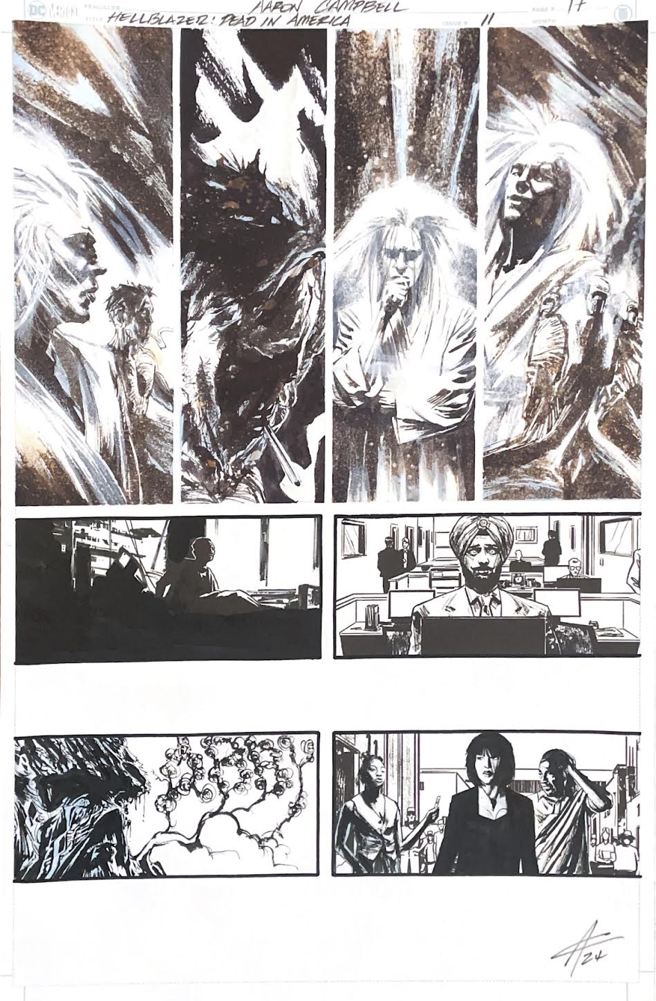 Aaron Campbell - Hellblazer : Dead in America Issue 11 - Page # 17