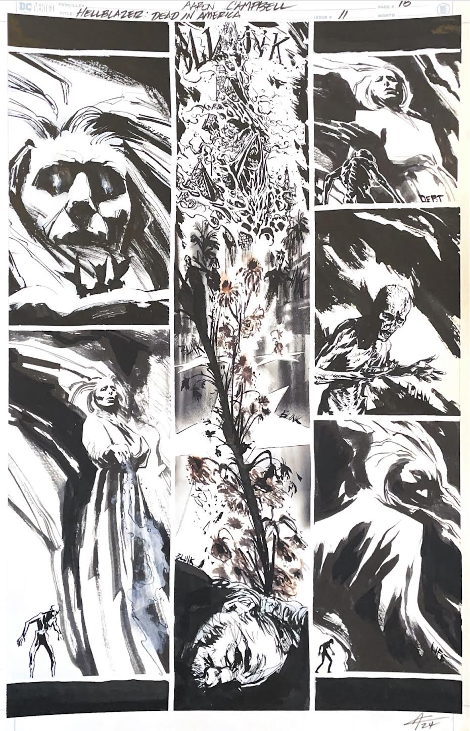 Aaron Campbell - Hellblazer : Dead in America Issue 11 - Page # 18