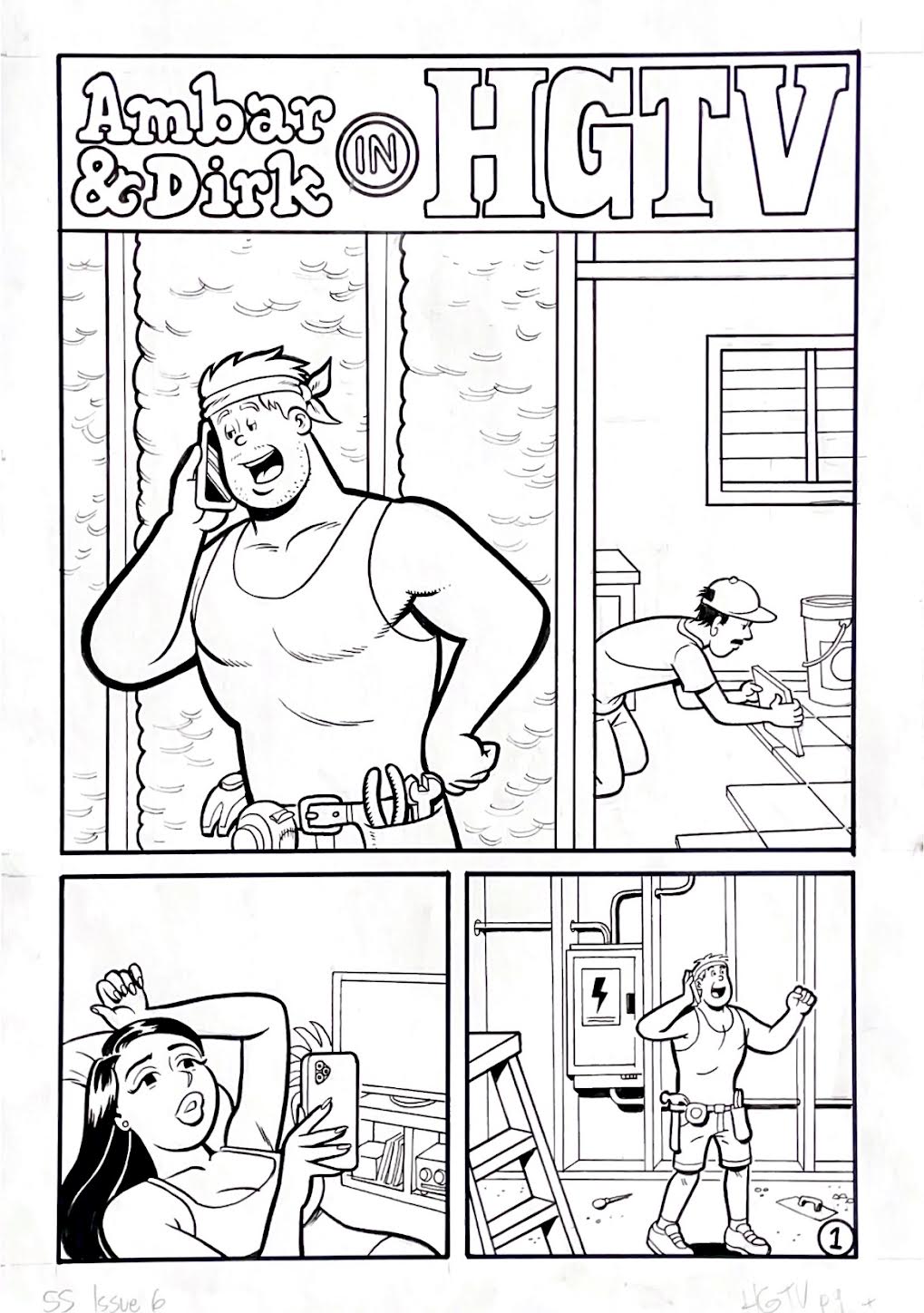 Greg & Fake - Santos Sisters #6 - "HGTV" Page 1