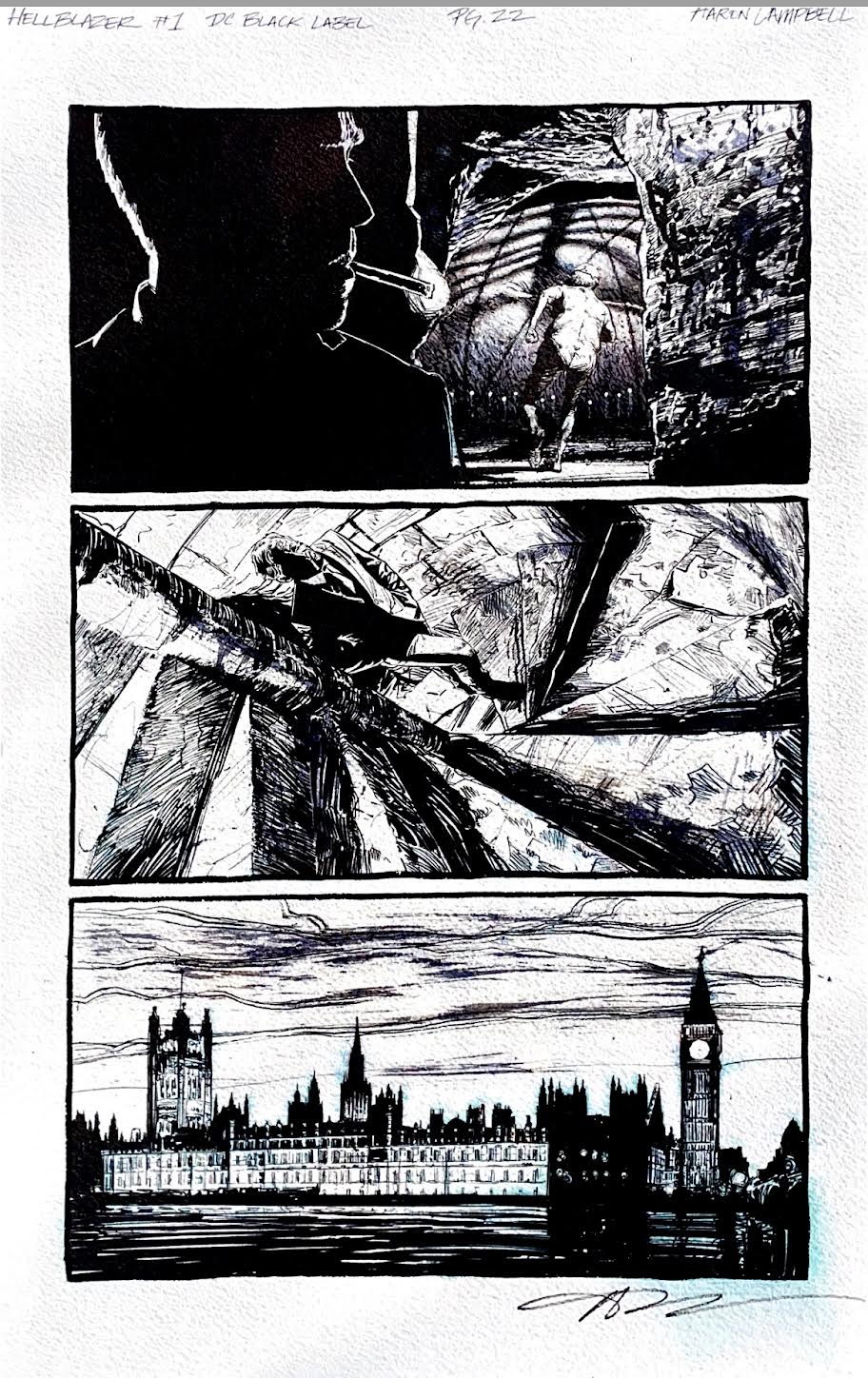 Aaron Campbell - John Constantine: Hellblazer 1 - Page # 22