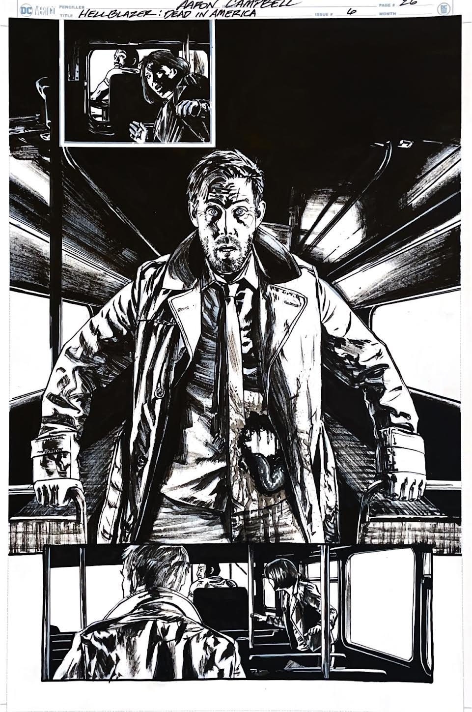 Aaron Campbell - Hellblazer: Dead in America Issue 6 - Page #26