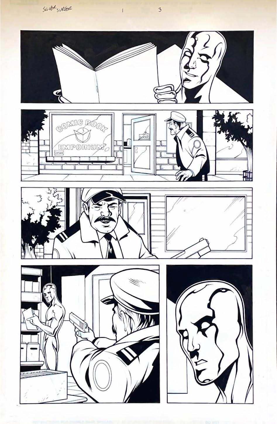 Mike Norton - The Silver Surfer- Issue # 1- Page #3