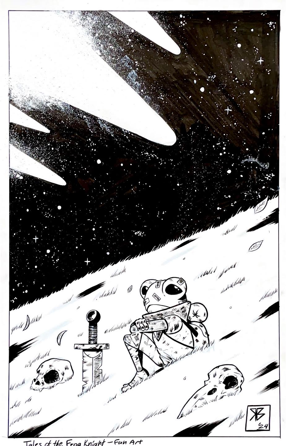 Raymar Brunson - Tales of the Frog Knight - FAN ART.