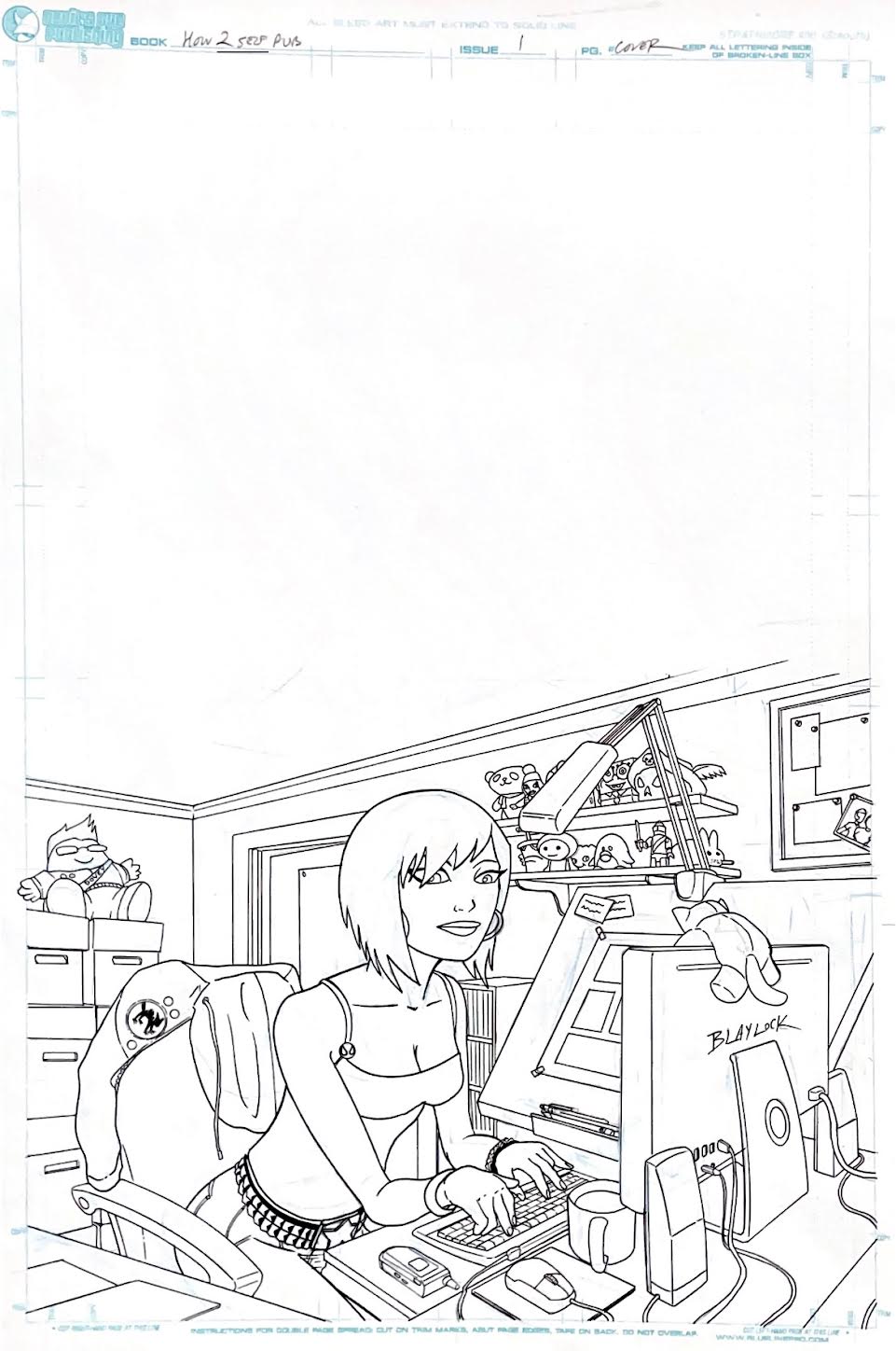 Josh Blaylock - Misplaced- How to self publish comics. Cover