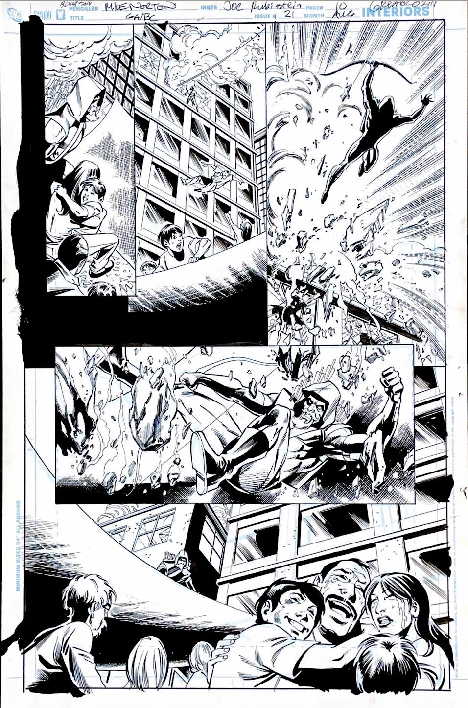 Mike Norton -Green Arrow & Black Canary- Issue 21- Page 10 Pencils by Mike Norton, inks by Joe Rubinstein