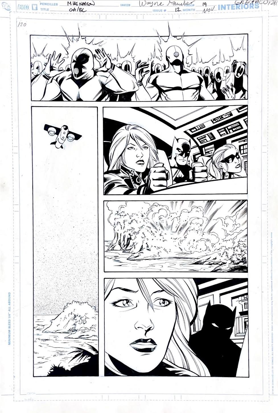 Mike Norton- Green Arrow & Black Canary / Issue 12 Page 19. Pencils by Mike Norton, inks by Wayne Faucher
