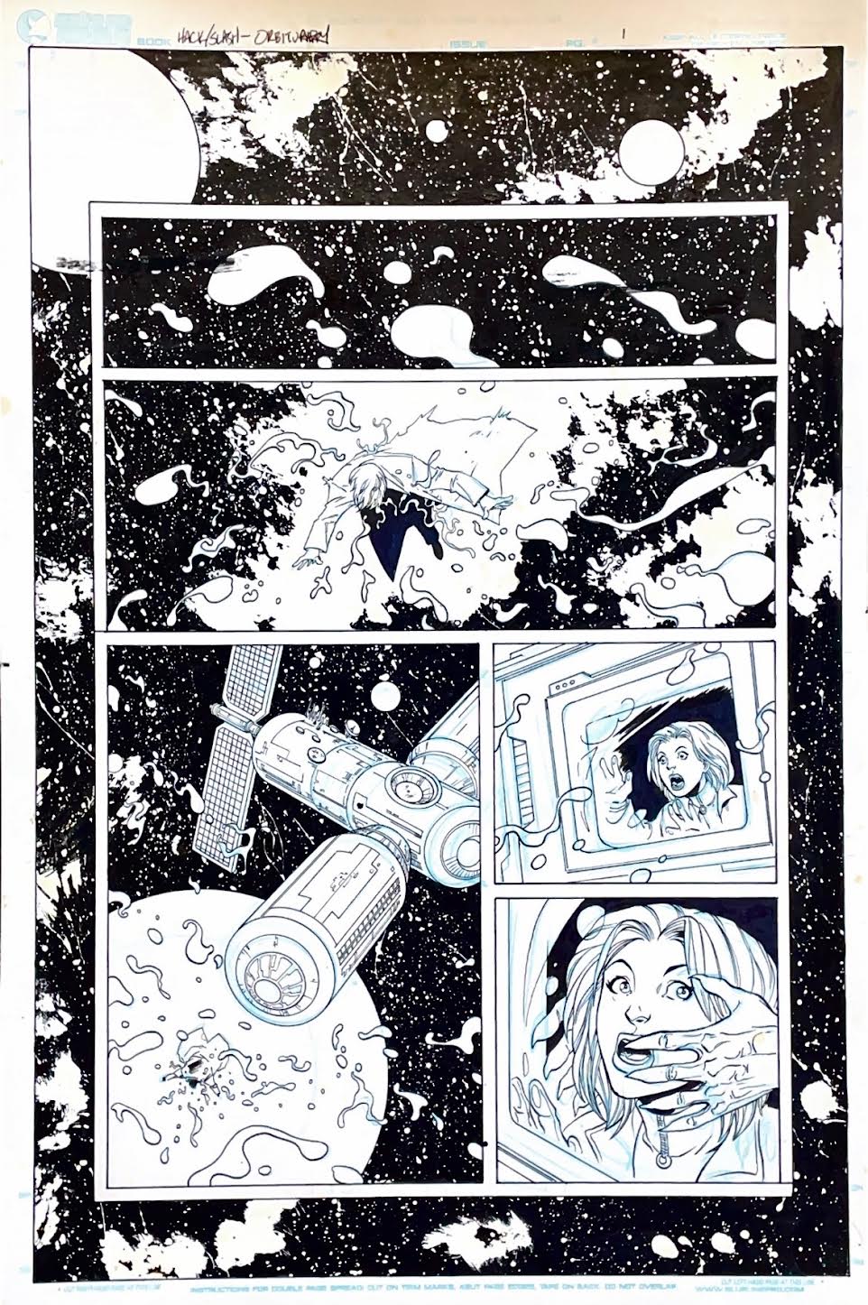 Mike Norton - Hack/Slash Trailers - Orbituary: Page 1