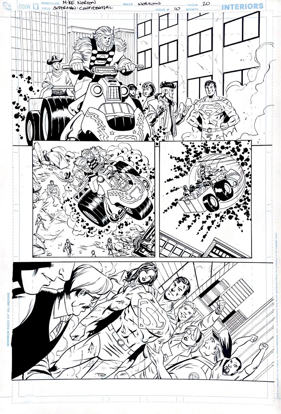Mike Norton-Trinity - Superman: Confidential Issue 10 Page 20