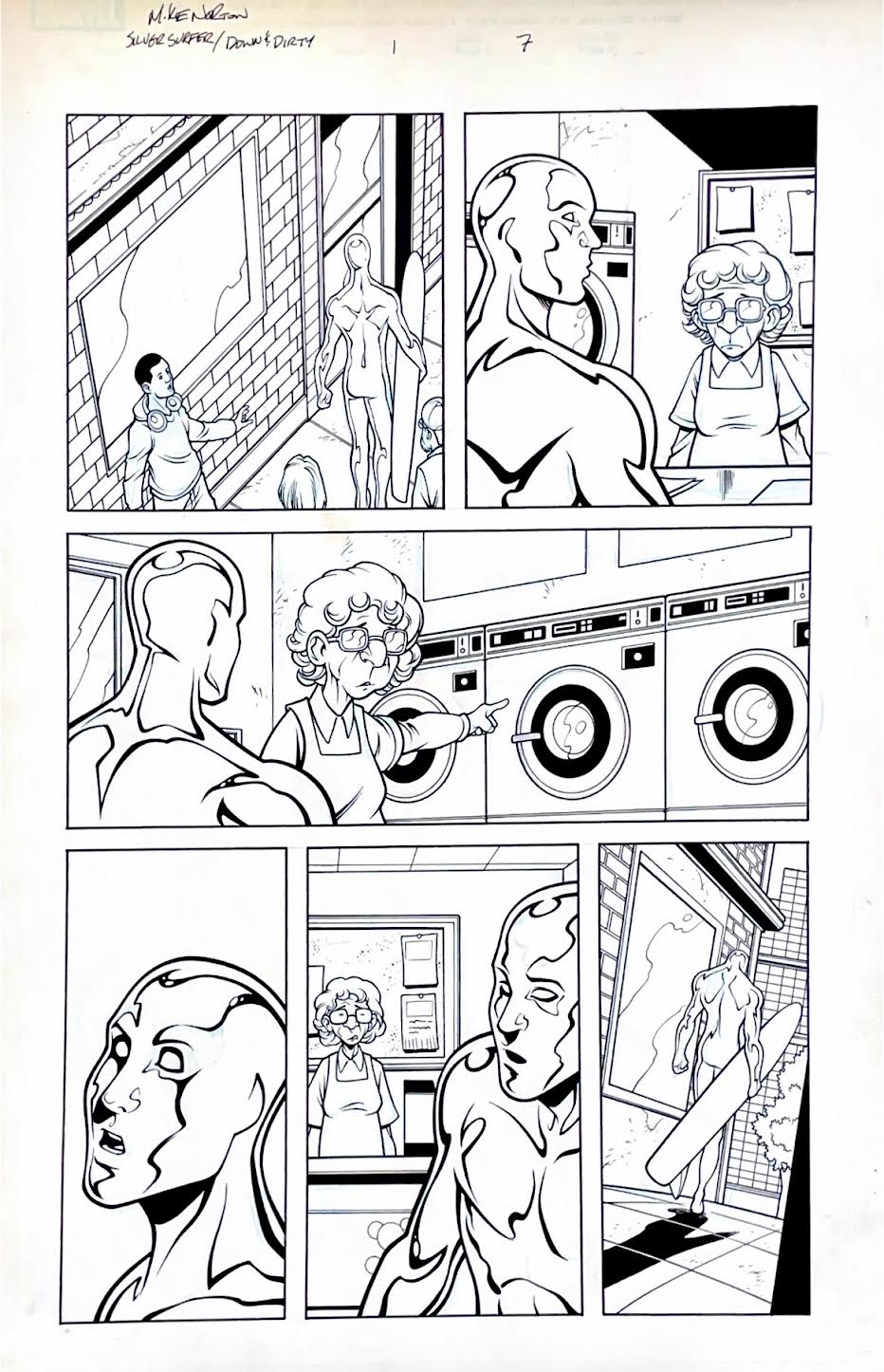 Mike Norton - The Silver Surfer- Issue # 1- Page #7
