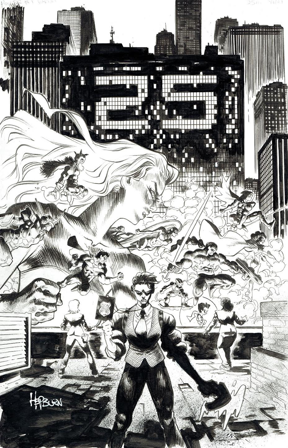 Scott Hepburn - Powers 25 #2 - Cover B
