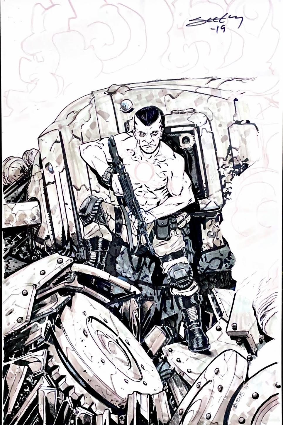 John Bivens: Bloodshot Cover Signed By Tim Seeley