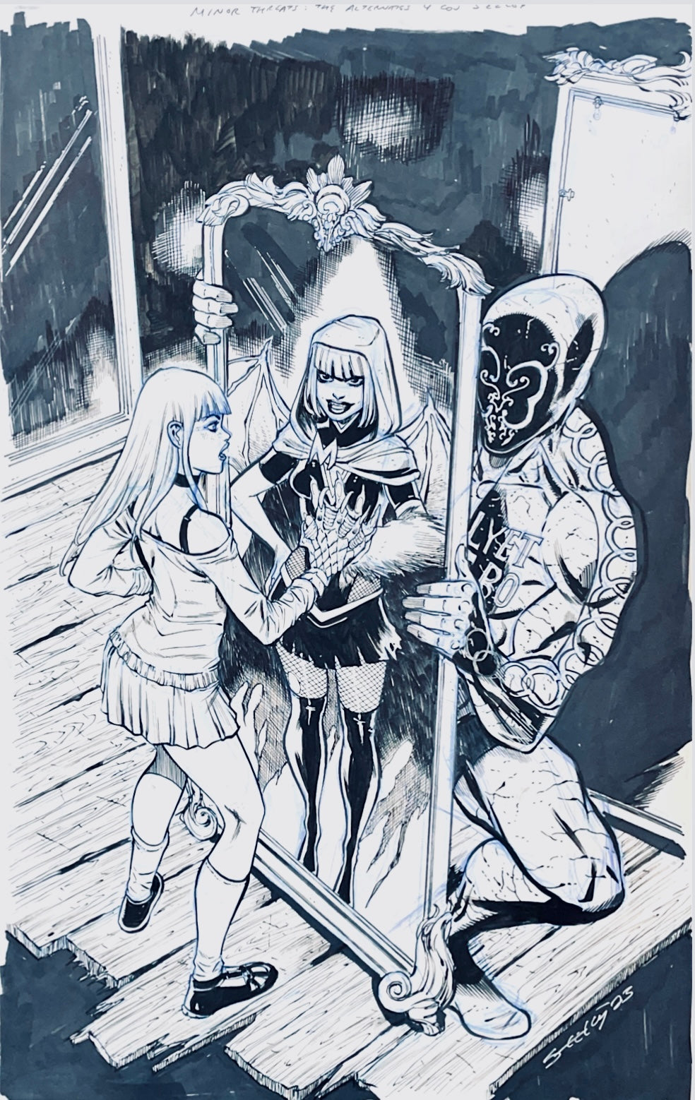 Tim Seeley - MINOR THREATS: THE ALTERNATES 4 - Variant Cover