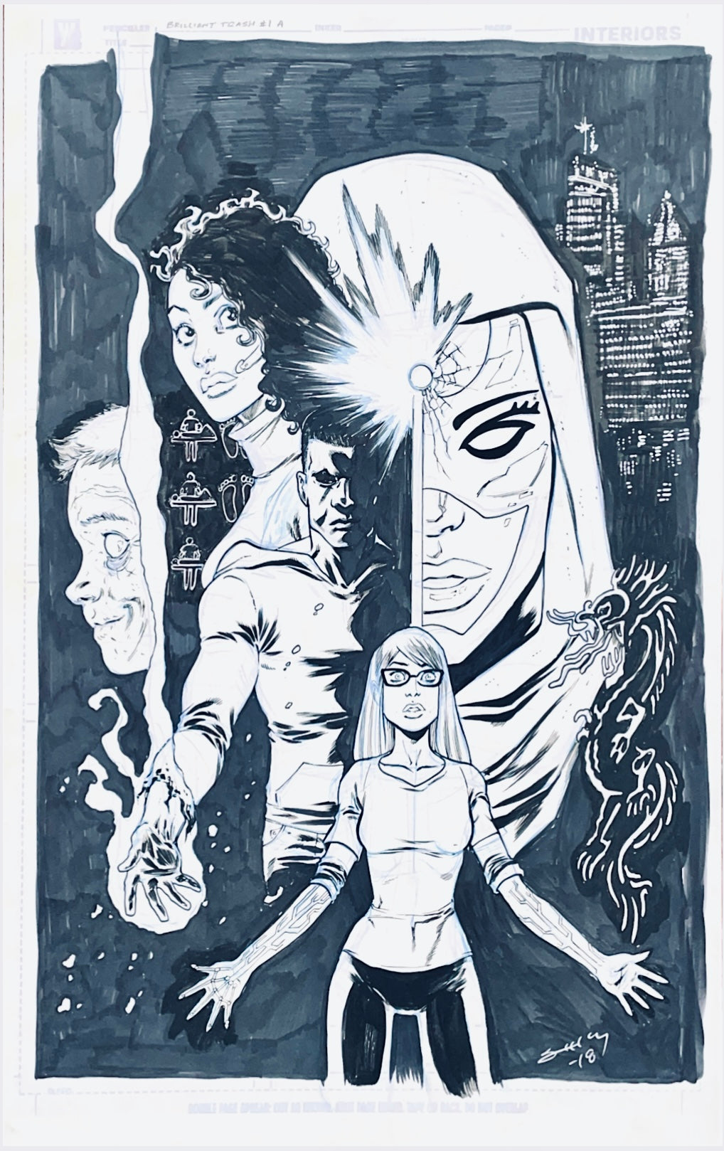 Tim Seeley - BRILLIANT TRASH 1 Cover