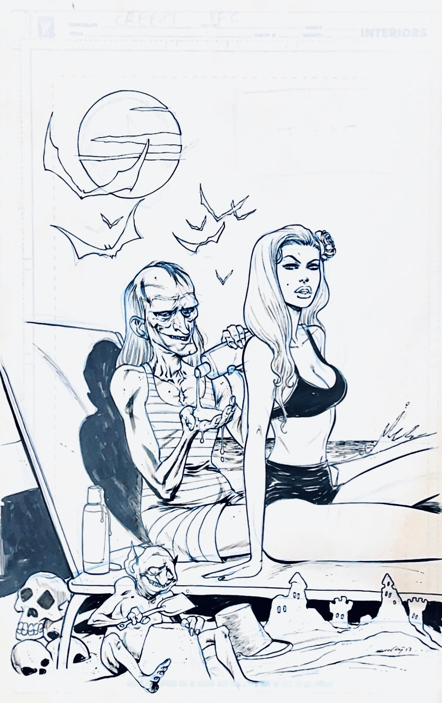 Tim Seeley - CREEPY 14 - Pin-up