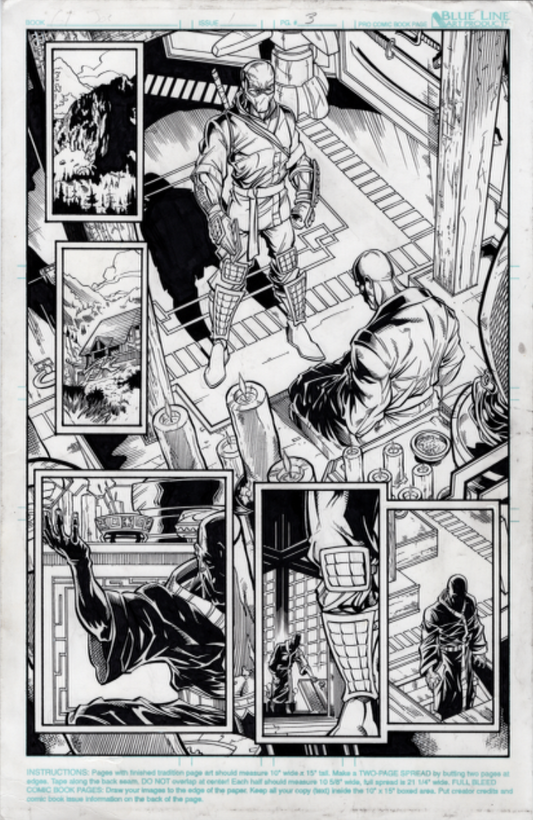 DDP G.I. Joe # 1 - page 3  (art by Steve Kurth, inks by John Larter)