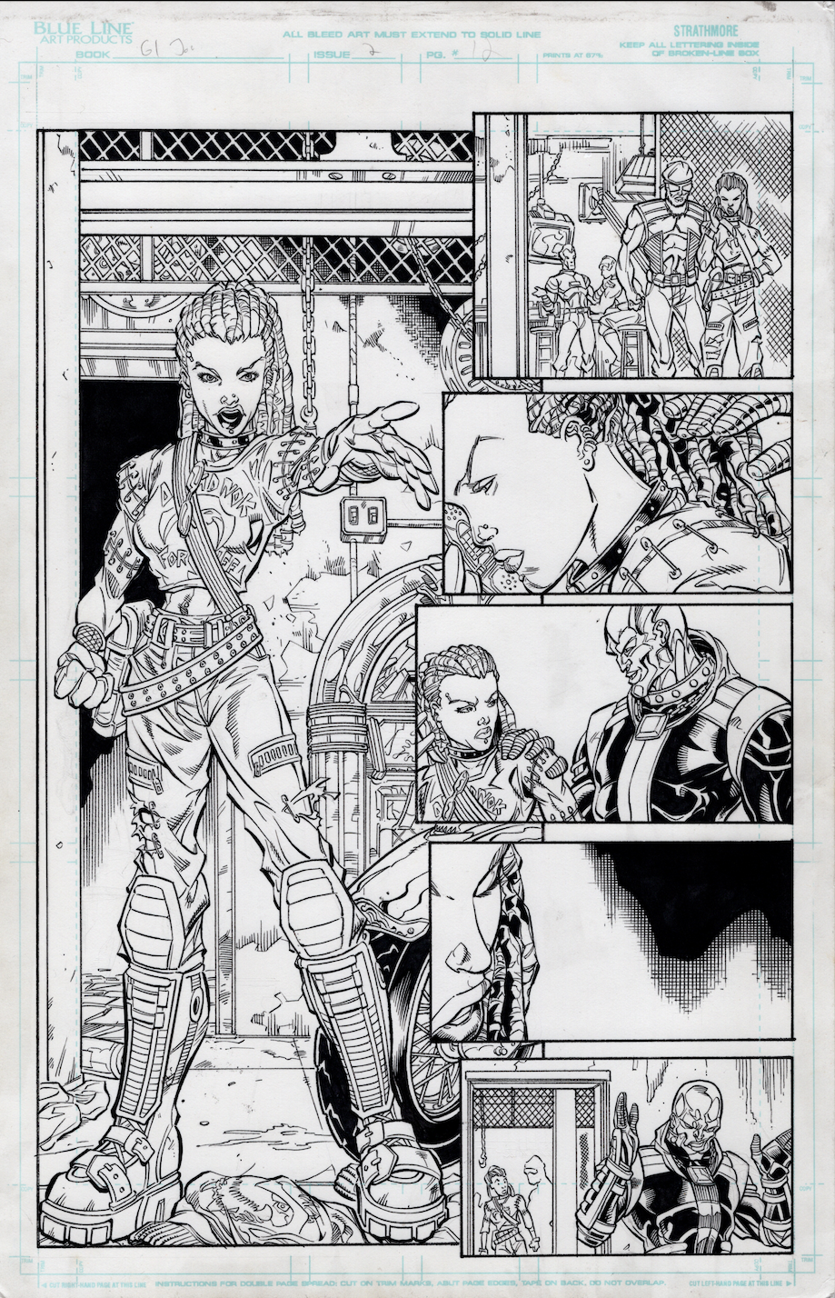 DDP G.I. Joe # 2 - page 12 (art by Steve Kurth, inks by John Larter)