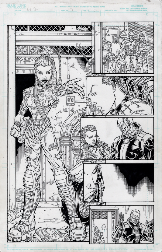 DDP G.I. Joe # 2 - page 12  (art by Steve Kurth, inks by John Larter)