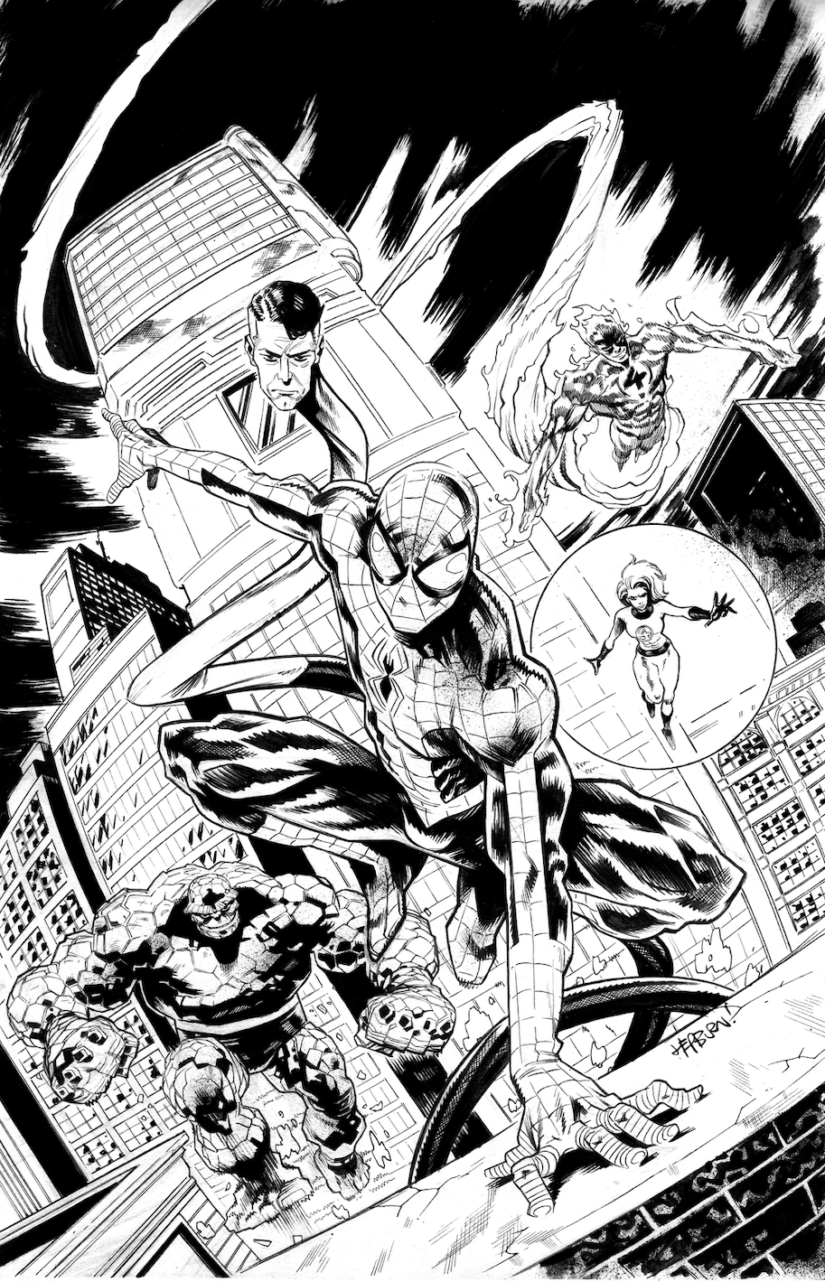 Scott Hepburn -Giant Size Amazing Spider-Man #1 Variant Cover