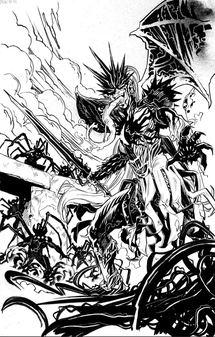 Scott Hepburn - Thor Issue #14 - Double page spread #8