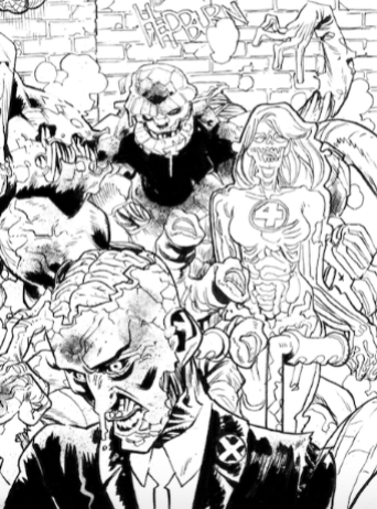 Scott Hepburn - Marvel Zombies: Red Band #2. Variant Cover
