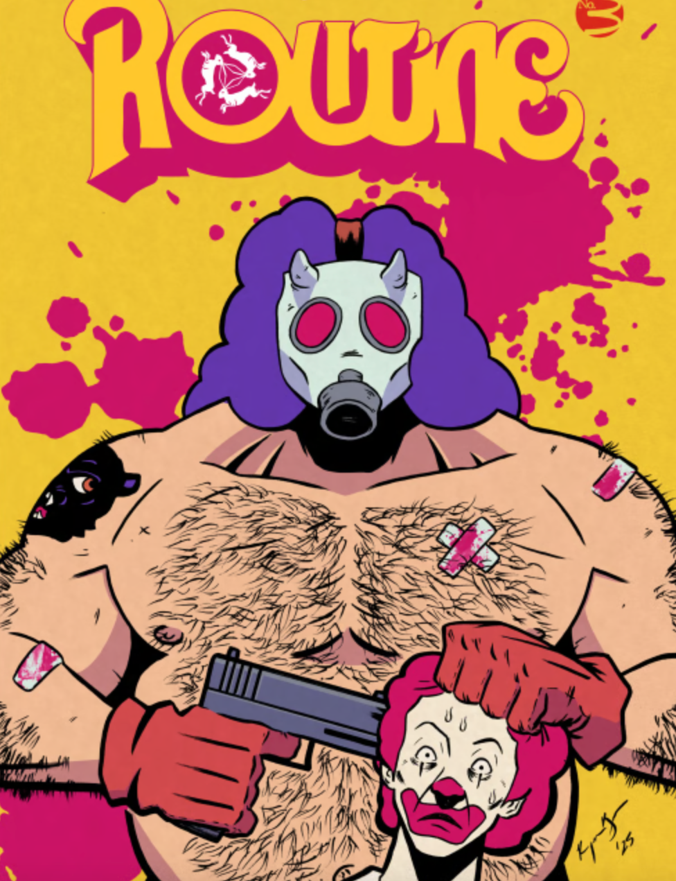 Raymar Brunson - The Routine #3 Kickstarter Variant Cover