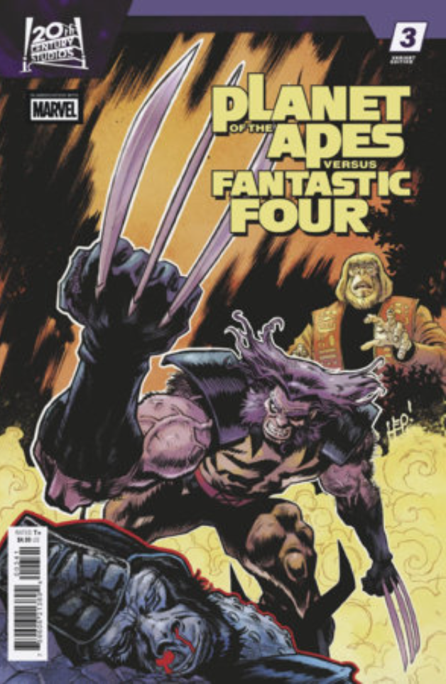 Scott Hepburn - Planet of the Apes Vs. Fantastic Four #3 Variant Cover