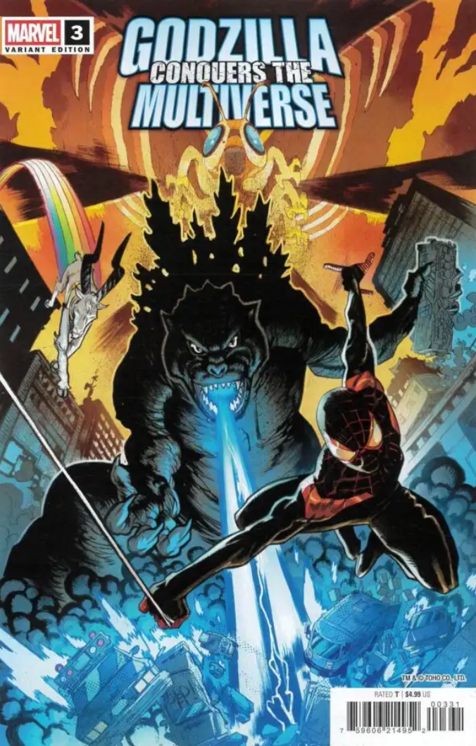 Scott Hepburn - Godzilla Conquers The Multiverse #3 Variant
