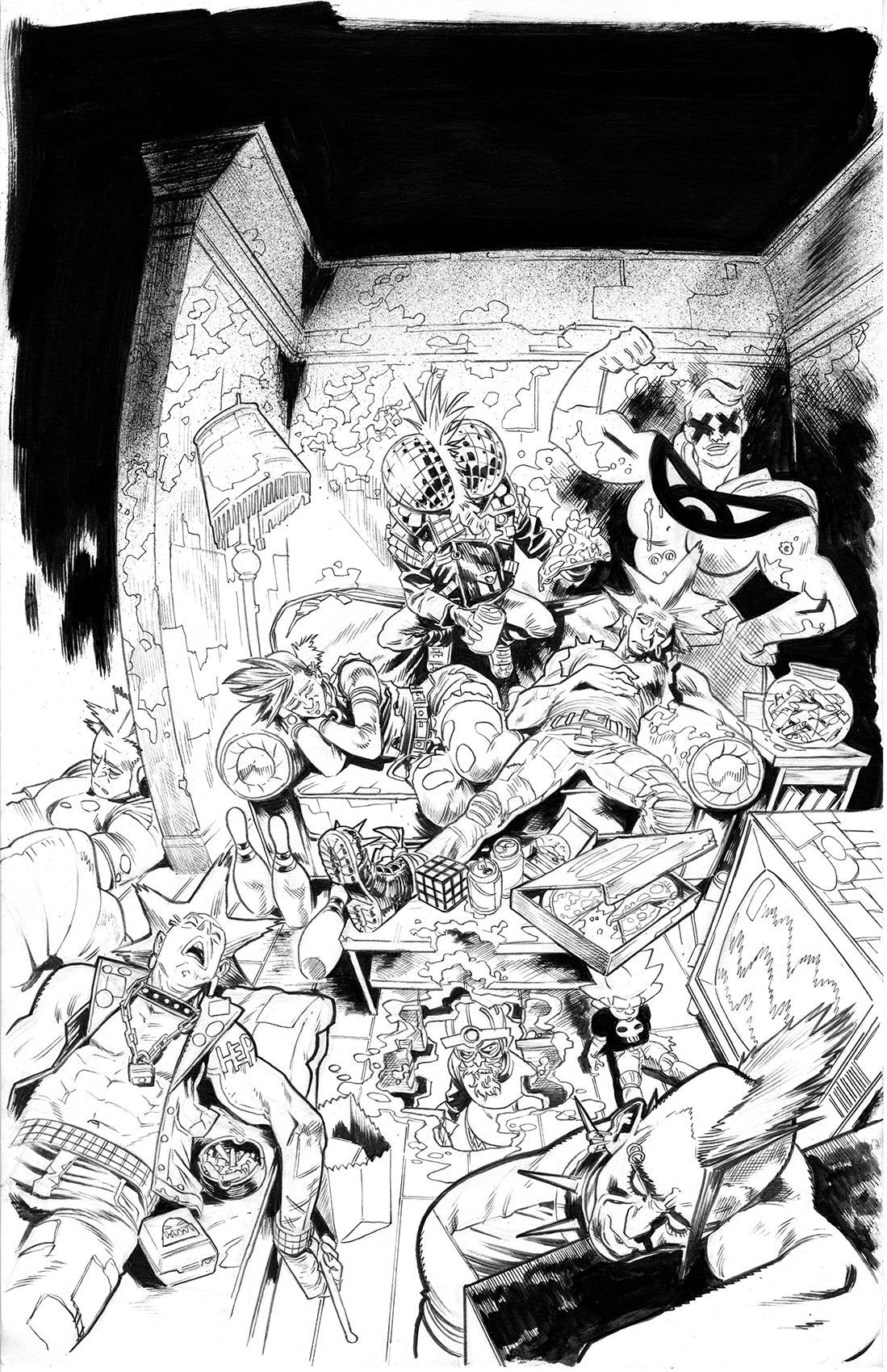 Scott Hepburn - MINOR THREATS: BARFLY #3 Cover