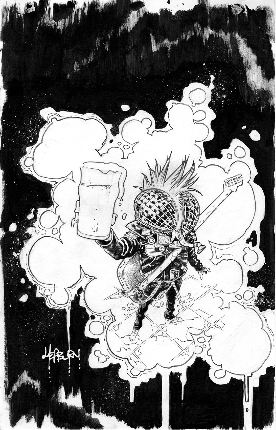 Scott Hepburn - MINOR THREATS: BARFLY #2 Cover