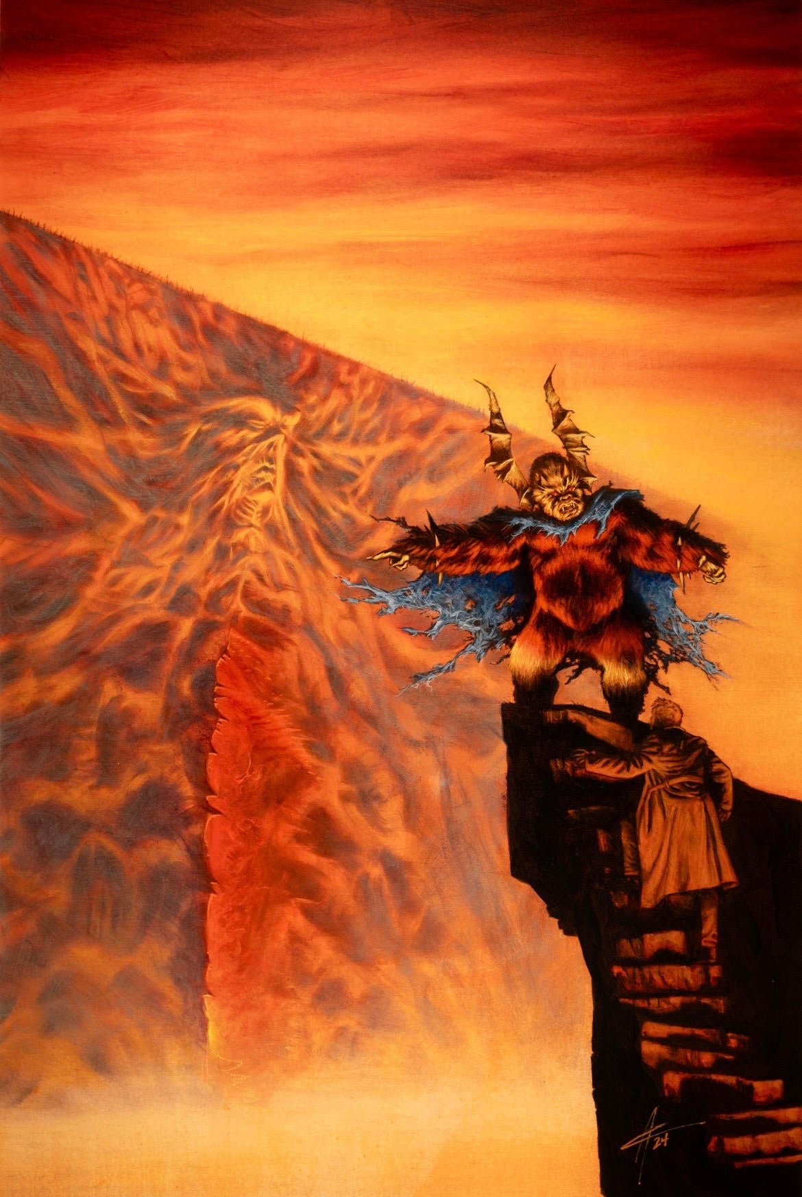 Aaron Campbell - John Constantine, Hellblazer: Dead in America 8 - Cover