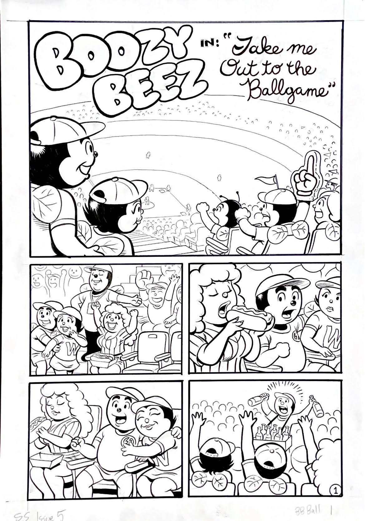 Greg & Fake - Santos Sisters #5 - "BB Ball" Page 1