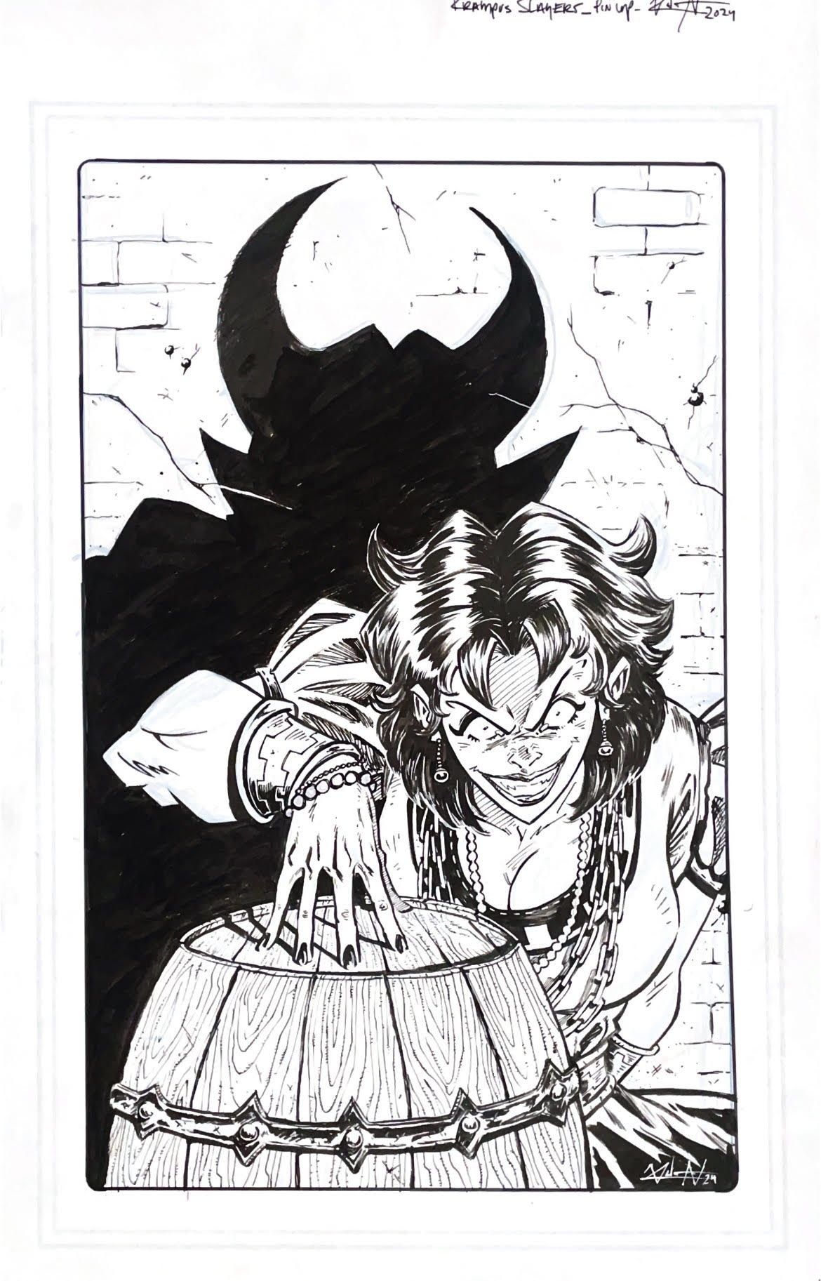 Jimmy Kucaj - Krampus Slayers Pitch- Pin-up