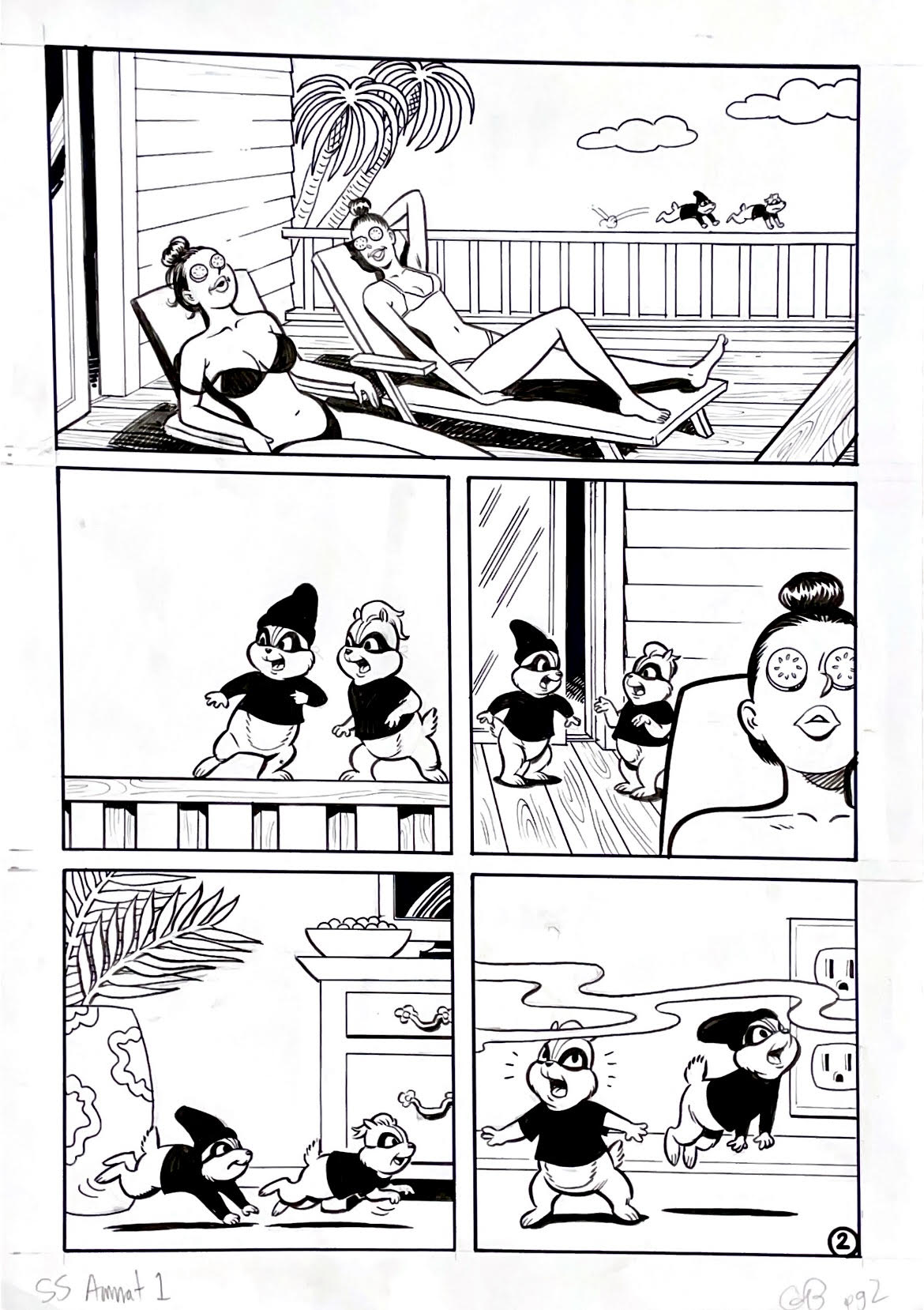 Greg & Fake - American Nature presents #1 - "Chipmunk Caper" Page 2