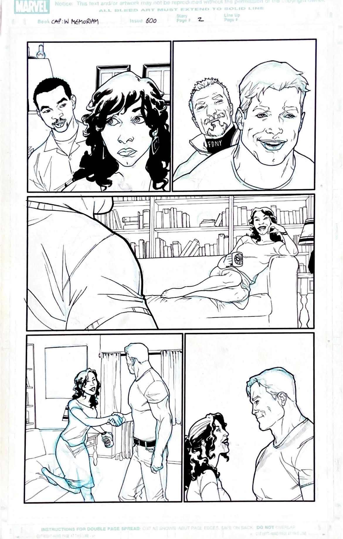 Kalman Andrasofszky - Captain America: In Memoriam # 600 - Page 2