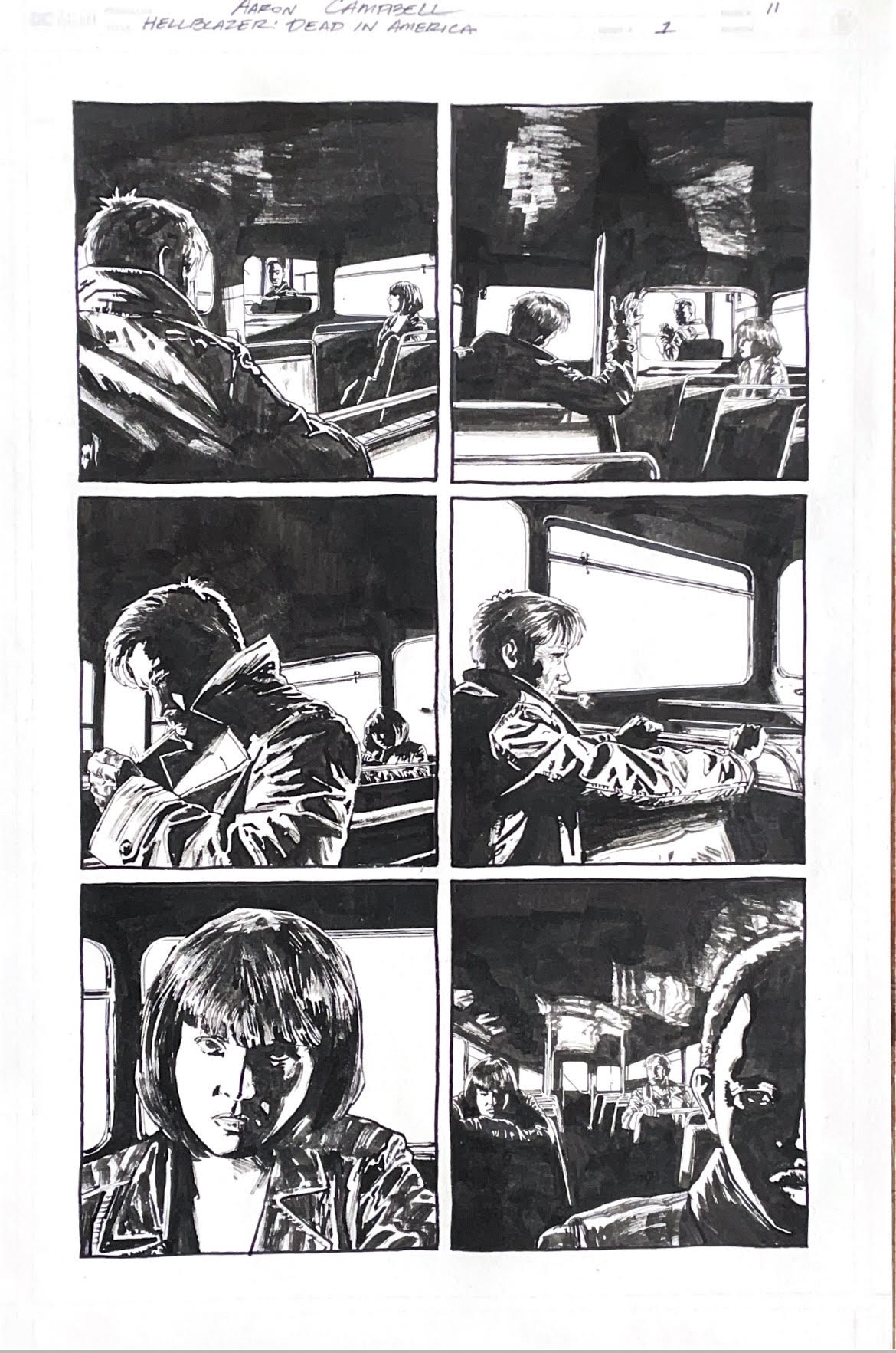 Aaron Campbell - Hellblazer: Dead in America Issue 1/ - Page #11