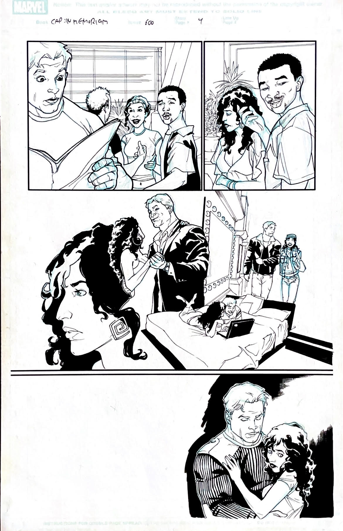 Kalman Andrasofszky - Captain America: In Memoriam # 600 - Page 4