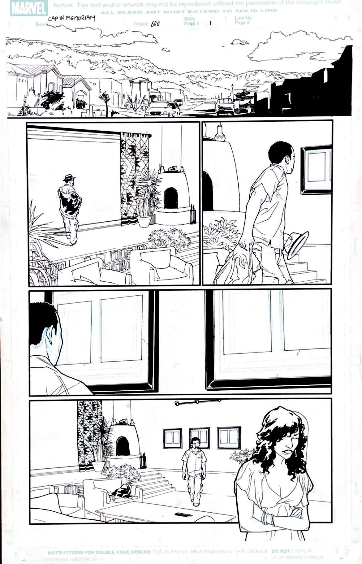 Kalman Andrasofszky - Captain America: In Memoriam # 600 - Page 1