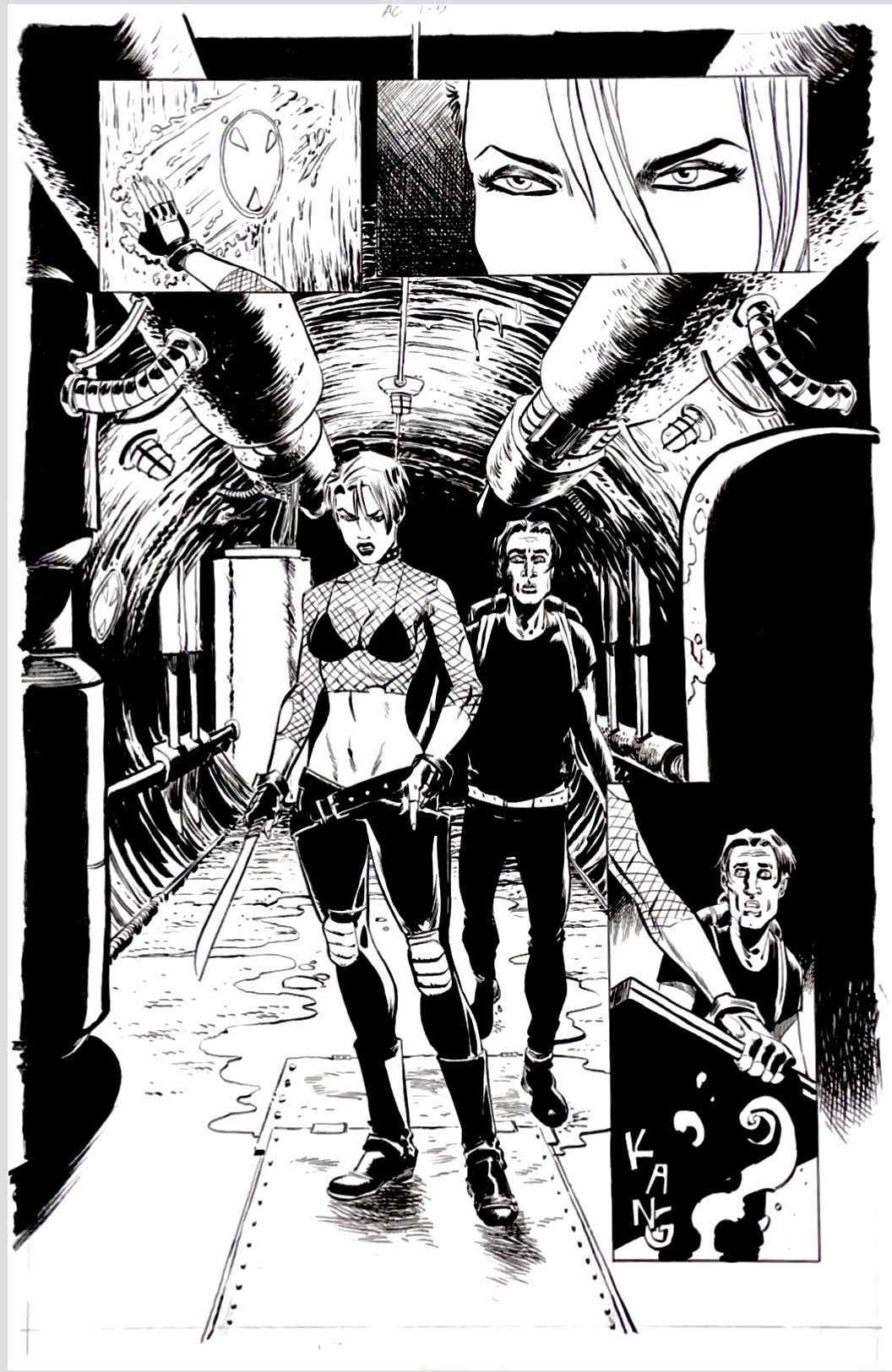 Jim Terry - Alice Cooper us chaos / Issue #1 P5 Pencils by Tim Seeley, inks by Jim Terry