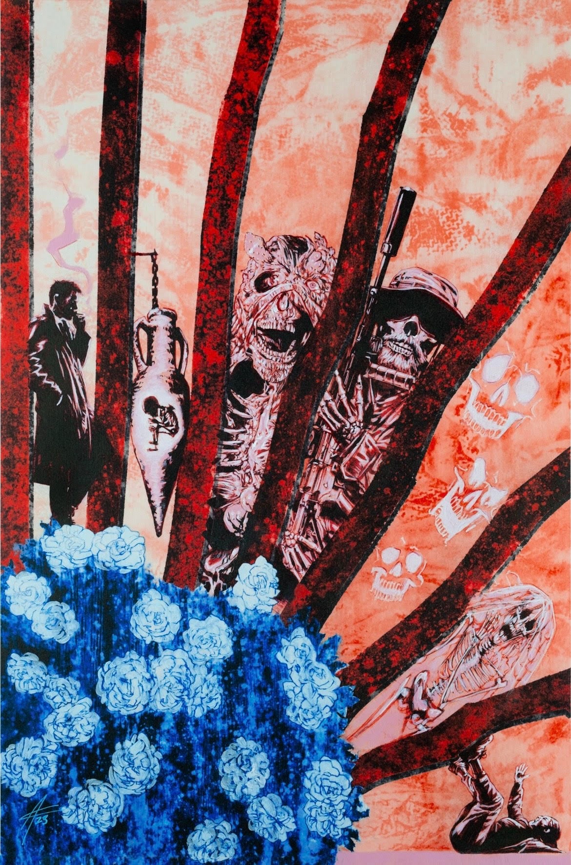 Aaron Campbell -Hellblazer Dead inAmerica 3 - Cover