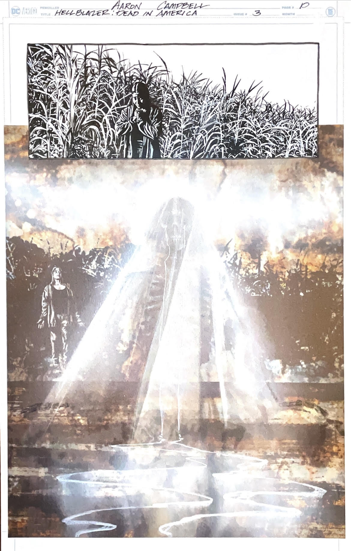 Aaron Campbell - Hellblazer: Dead in America Issue 3 - Page # 10