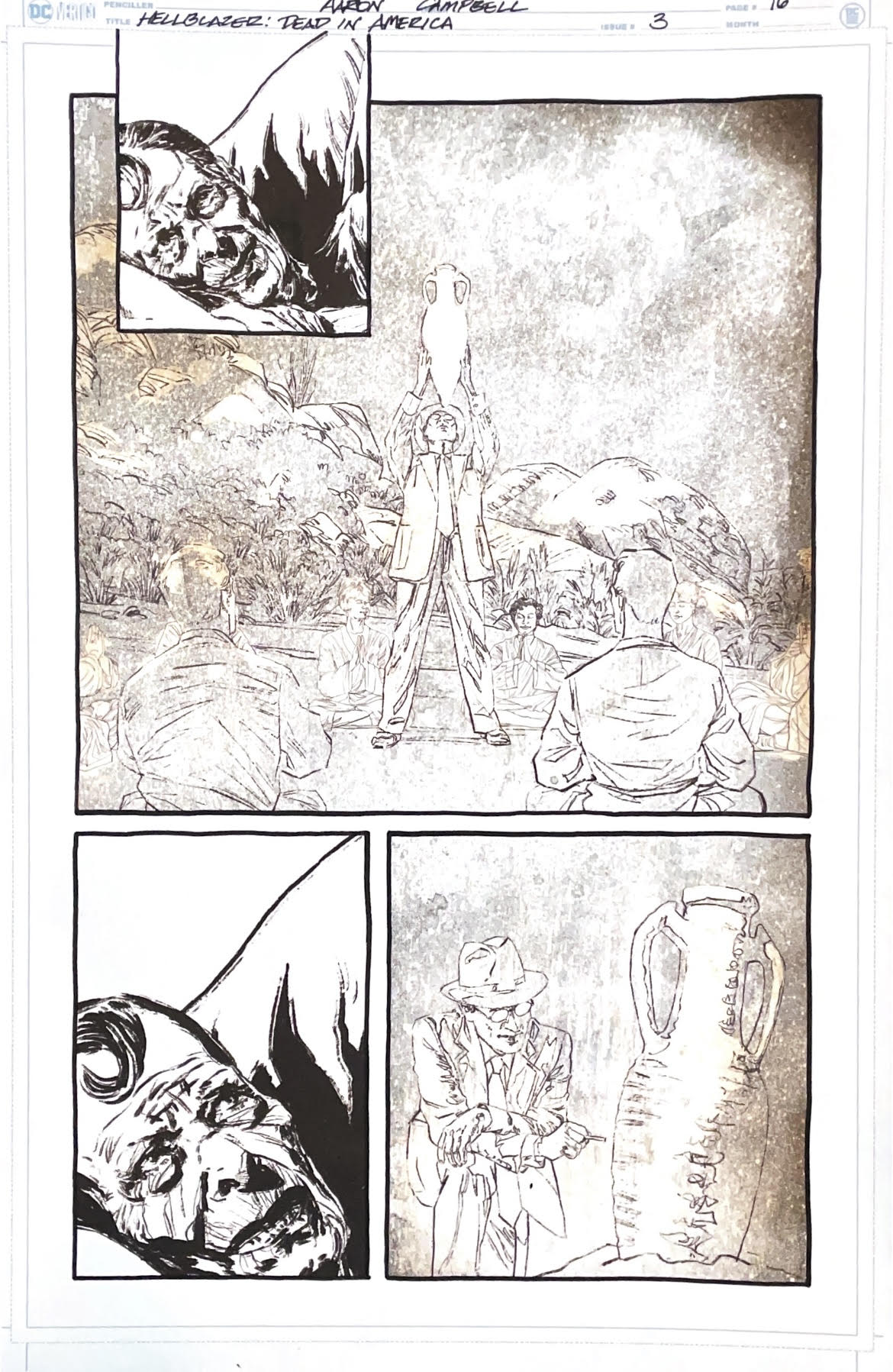 Aaron Campbell - Hellblazer: Dead in America Issue 3 - Page # 16
