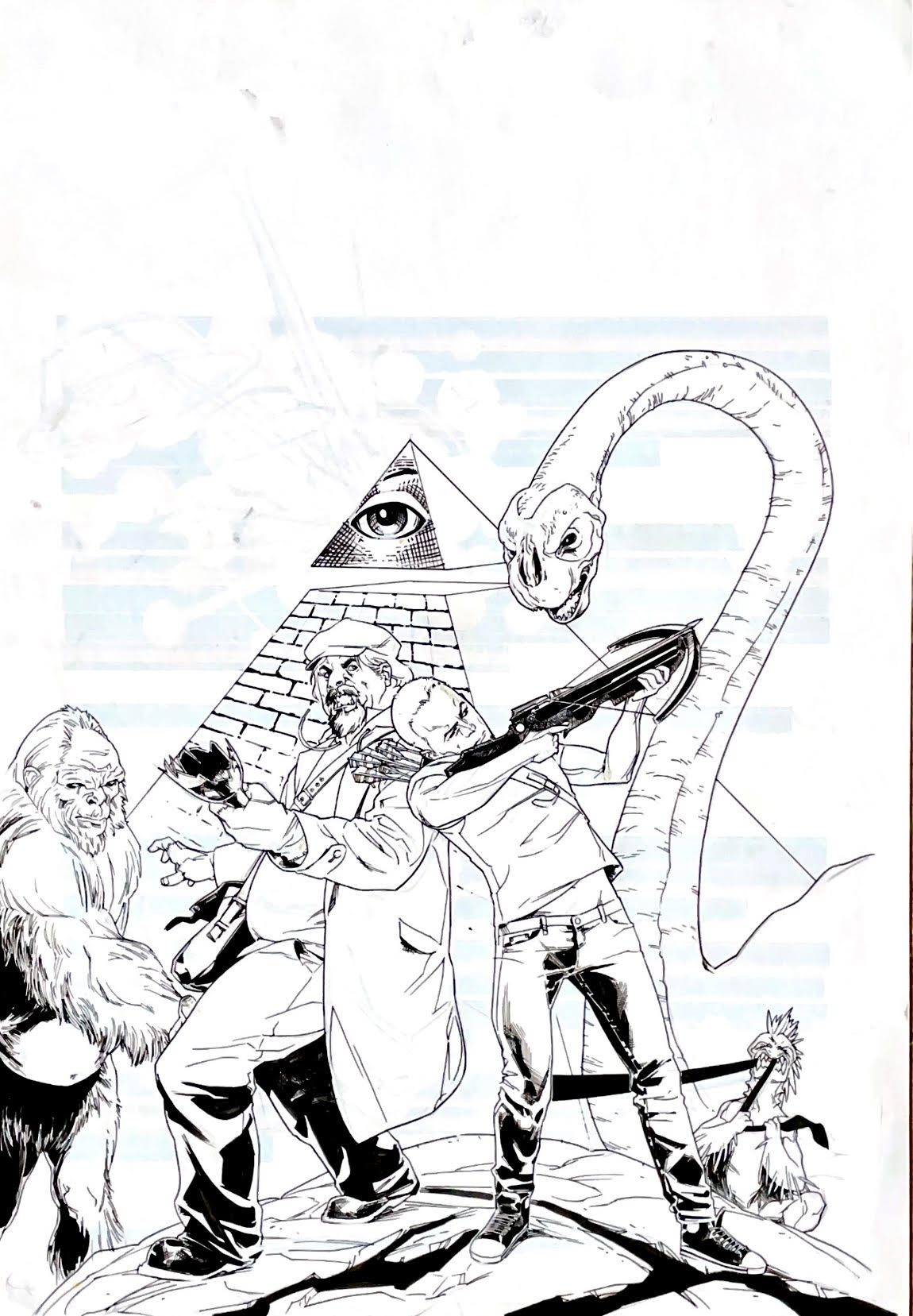 Kalman Andrasofszky - Archer & Armstrong #10 - Cover (Unpublished)