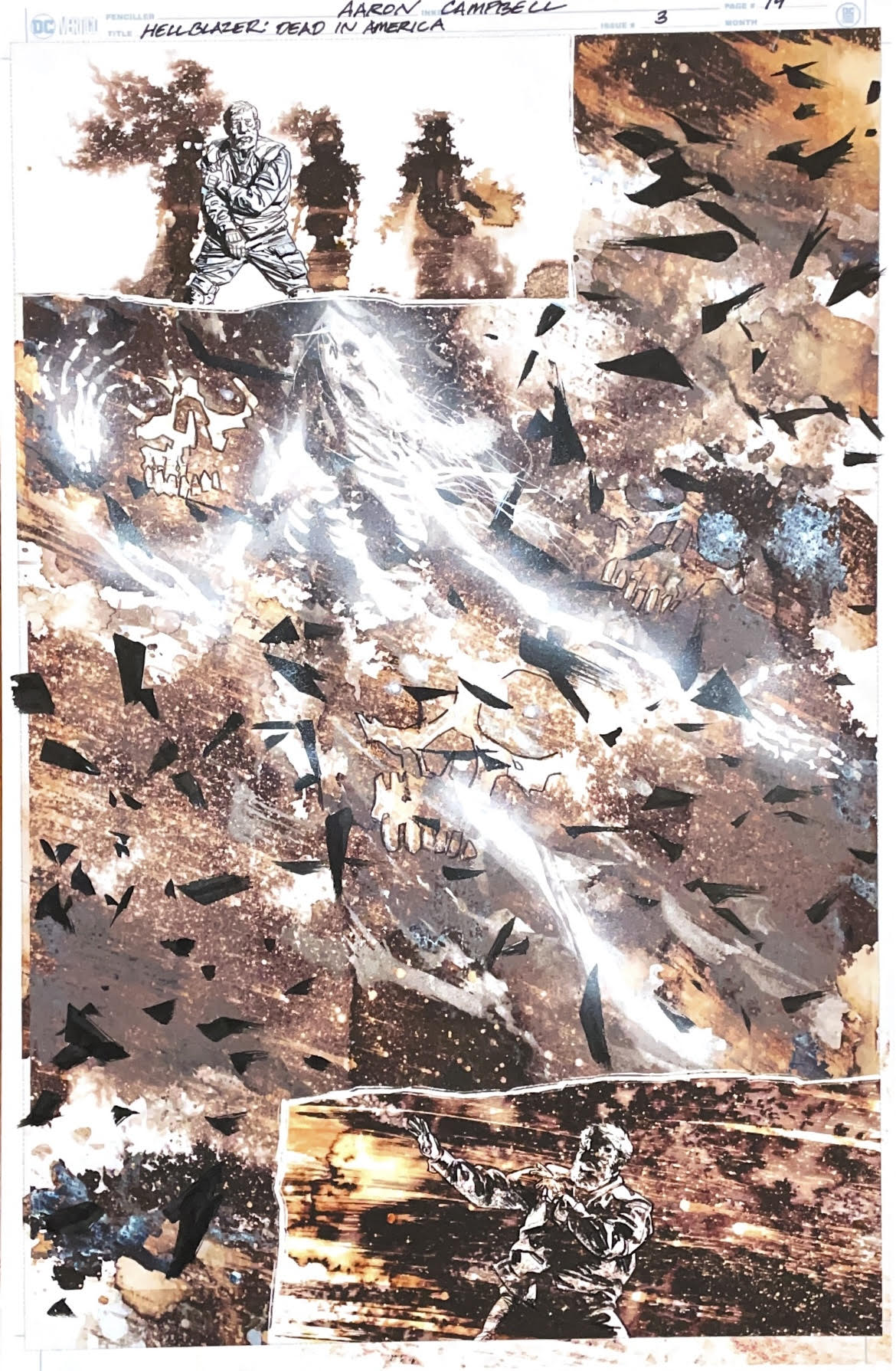 Aaron Campbell - Hellblazer: Dead in America Issue 3 - Page # 19