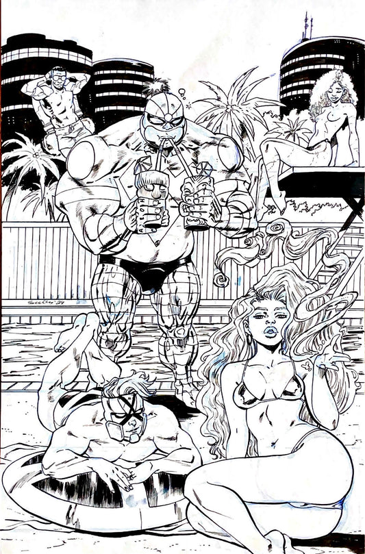 Tim Seeley -Local Man Issue #25 Cover